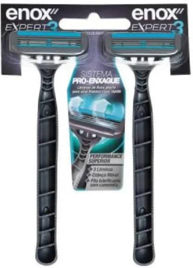 Enox Aparelho De Barbear 3 Lâminas Par