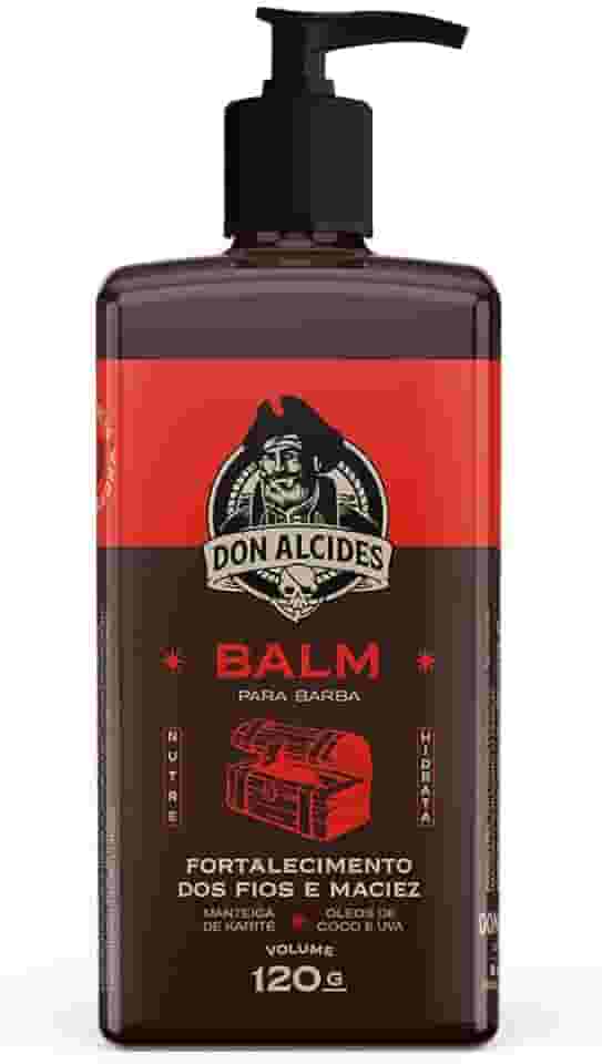 Balm Para Barba Don Alcides 120Ml Barba Negra