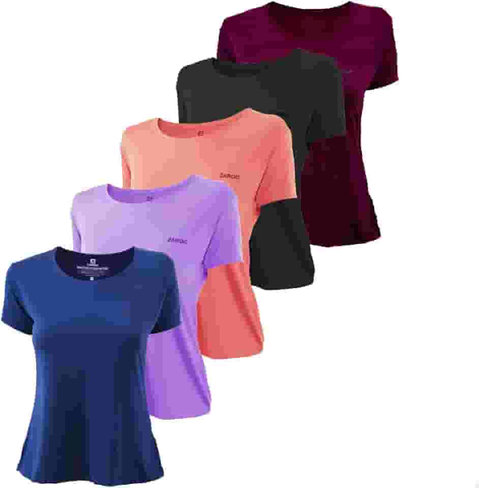 Kit 5 Camiseta Zaroc Feminina