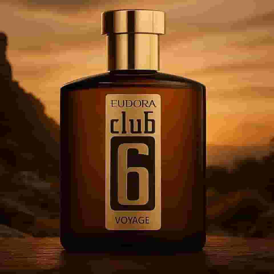 Club 6 Voyage, Perfume Masculino, Oriental Amadeirado, 95ml