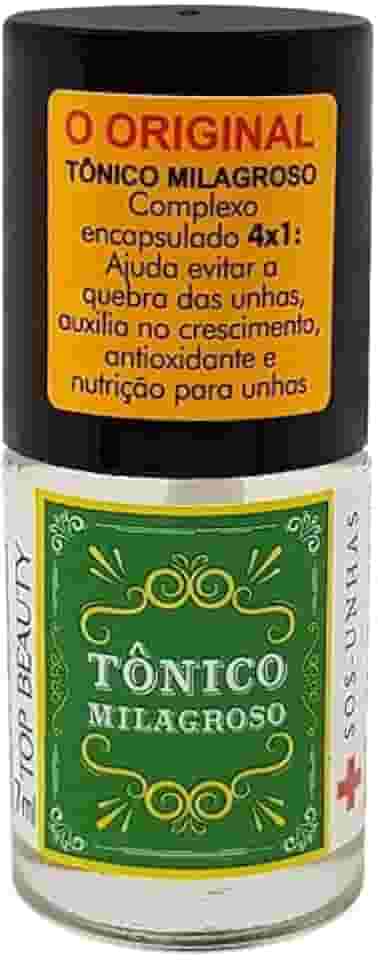 Esmalte Tratamento Top Beauty 7ml SOS Unhas - Tonico Milagroso, Top Beauty