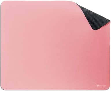 Mouse Pad TopGet ProControl | Gamer & Home Office | Precisão, Deslize Suave | Base Borracha Antiderrapante, Poliéster Durável | 22x18 cm (Rosa Claro)