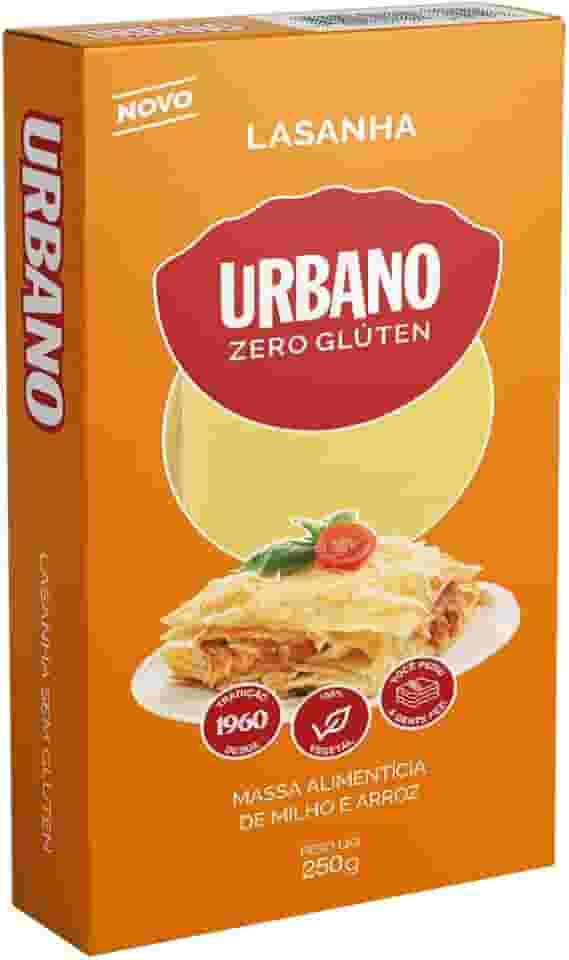 Urbano, Massa para Lasanha, Zero Glúten - 250g
