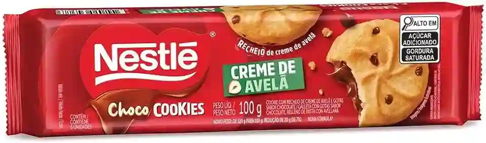 ChocoCookies NESTLE Recheio de Avelã 100g