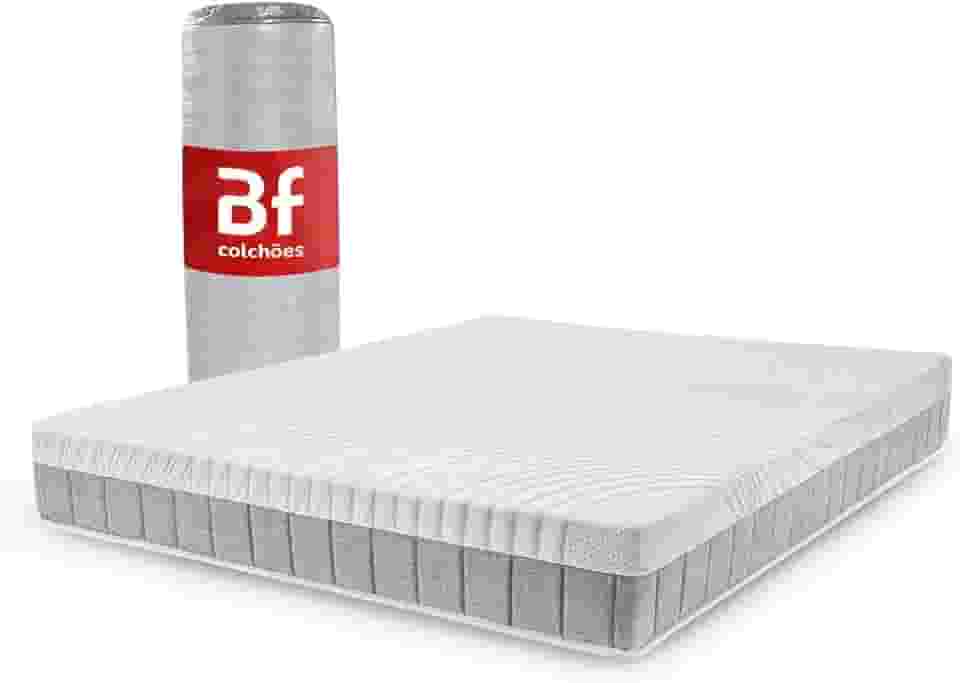 Colchão Queen Ortopédico BF Light a Vácuo 158x198cm BF Colchões