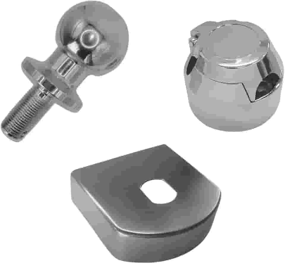 Kit de Engate Completo para Trailer e Carretinha – Peças Reforçadas para Reboque, Bola ISO 50mm e Acessórios de Alta Durabilidade