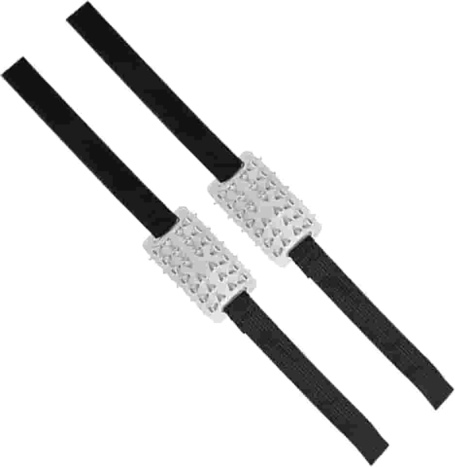 rockible 2x Ice Snow Grippers Crampons Portátil Snow Grips Ice Cleats para Montanhismo Inverno Neve Botas Pesca Caminhadas Sapatos