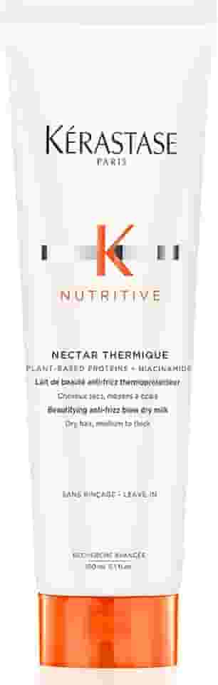 Kérastase Nutritive Nectar Thermique, Leave-In Protetor Térmico Anti Ressecamento com Proteínas Vegetais e Niacinamida para Cabelos Médios a Grossos,150ml