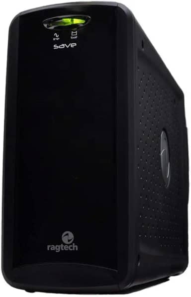 RAGTECH – Nobreak New Save Home NSH 600 – 600VA/300W – 1 bateria 12V/5Ah – Bivolt – 6 tomadas – Modelo 4125