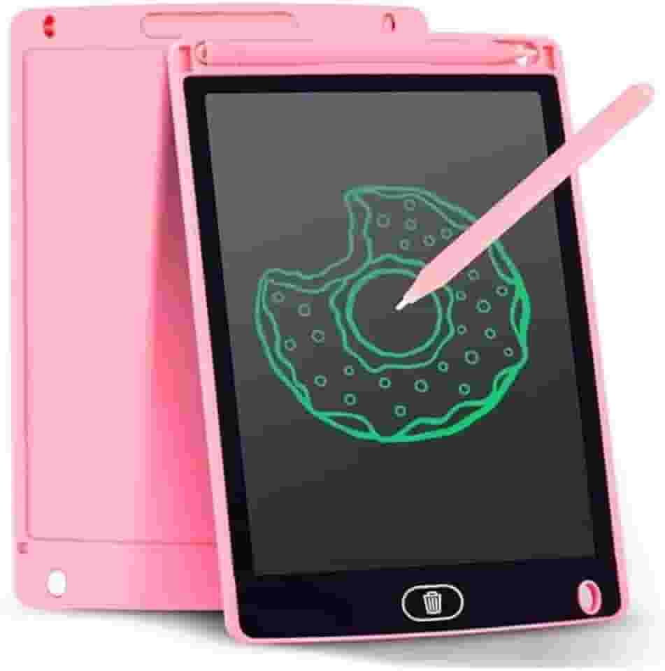 Lousa Magica Educativa Tablet Infantil com caneta interativa inclusa 8,5' (Rosa)