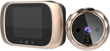 Visualizador de porta digital câmera olho mágico campainha tela LCD de 2,8 polegadas com sessão de fotos monitoramento digital de porta para segurança doméstica