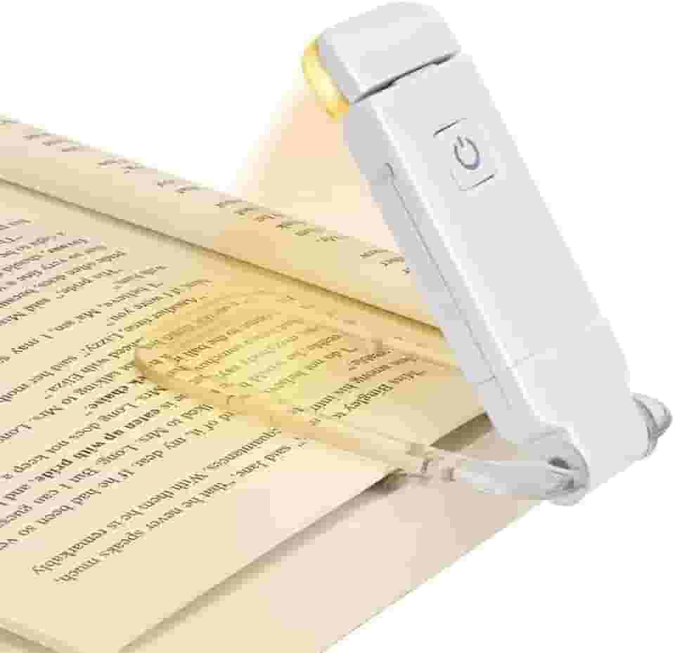 Luz de Leitura para Livro, Lanterna para Leitura de Livros, Adjustável Luminária Livro, Clipe Luminaria de Livro, Dobrar Luz para Leitura Livro, Mini Lanterna Leitura