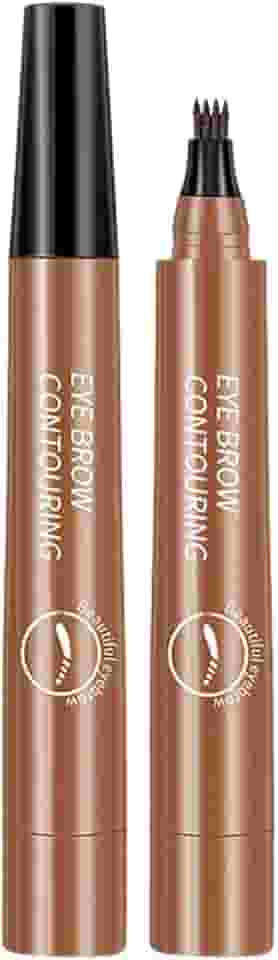 Caneta De Sobrancelha Fio A Fio Cor Cinza Castanho Número 4 Para Maquiagem Microblading Tatoo À Prova D'água´