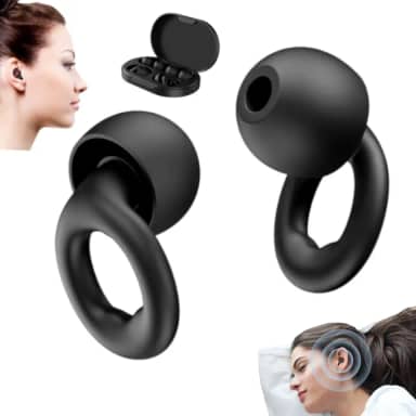 NWX Protetor de Ouvido para Dormir | Abafador de Ruídos e Tampão Auricular Antirruído | Silicone Confortável e Reutilizável para Sono Profundo, Anti Ronco e Noites Tranquilas