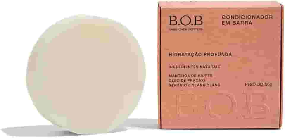 B.O.B Bars Over Bottles B.O.B Condicionador Em Barra Hidratação Profunda 55G