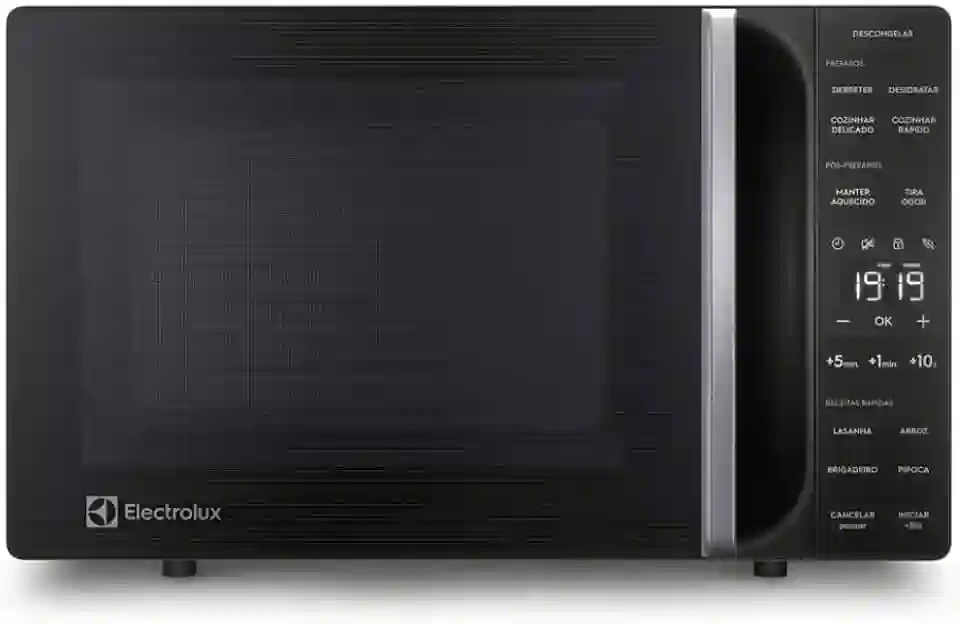 Micro-ondas Electrolux 23L Preto Efficient com Descongelamento Assistido (ME23P) - 127V