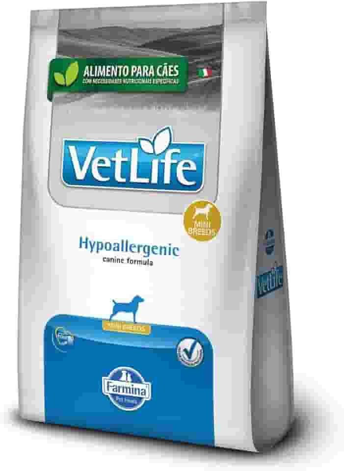 Vet Life Hypoallergenic para Cães Adultos de Raças Mini e Pequenas 2Kg