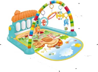 Tapete de Atividade Musical Piano Interativo Cogumelo Villa Wakaii