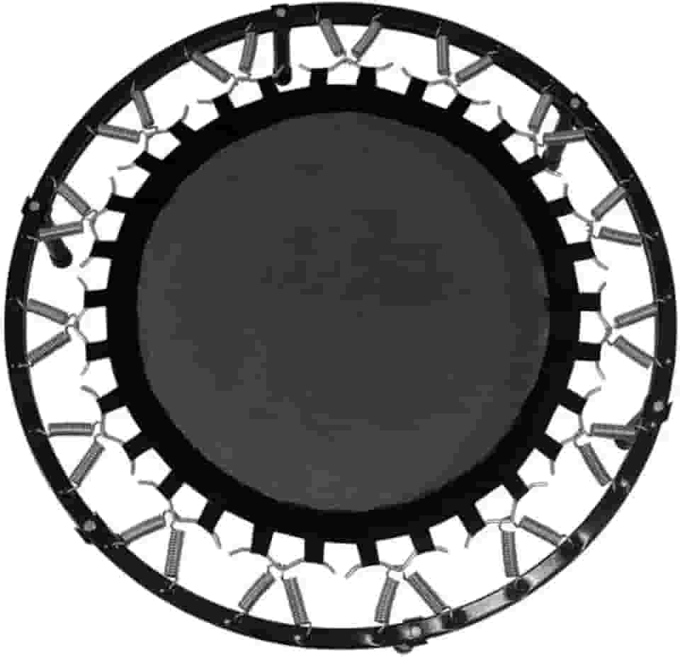 Mini Cama Elástica Fitness, Trampolim para Exercício Residencial, Suporta até 100kg, Preto