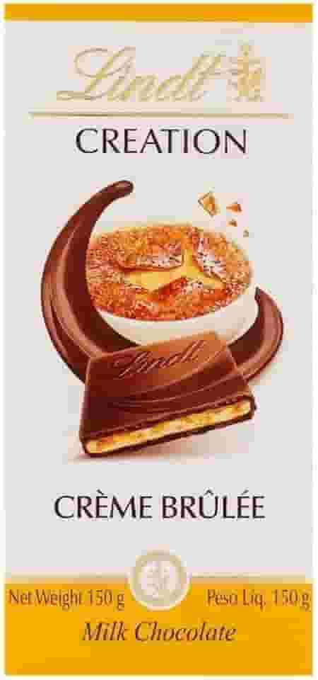 Chocolate Lindt Creation, Crème Brûlée, Barra de 150g