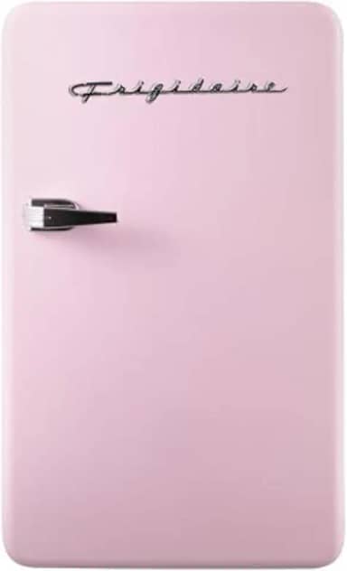 FRIGIDAIRE Mini geladeira EFR372-PINK 3,2 Ft Rosa Retrô Compacto Canto Arredondado Premium