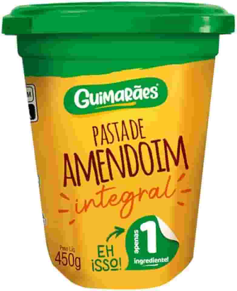 Pasta de Amendoim Integral Vegano 450g- Guimarães .