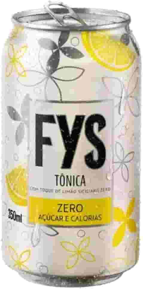 Kit 6 Latas FYS 350ml - ÁGUA TÔNICA OU REFRIGERANTE ZERO (350ml, 6x Água Tônica Zero)