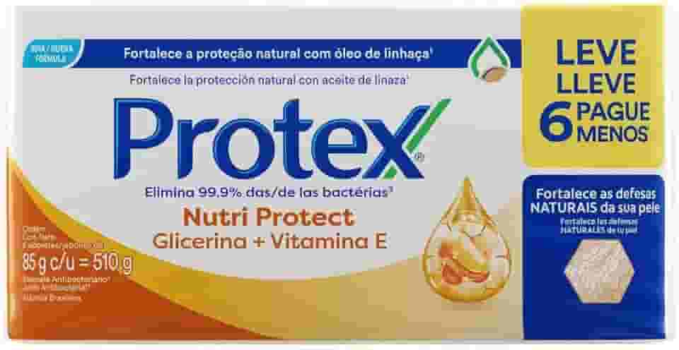 Protex Sabonete Em Barra Nutri Protect Vitamina E 85G Promo 6Un Id Pacote De 6