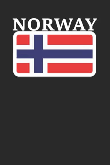 Wikstroem - Notes: Norway Banner - Notebook 6x9 dot grid