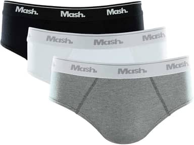 Kit 3 Cuecas Slip Algodão, Mash, Masculino