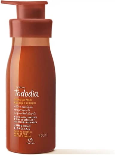 Natura, Creme Hidratante Corporal Tododia Jambo Rosa e Flor de Caju 400ml