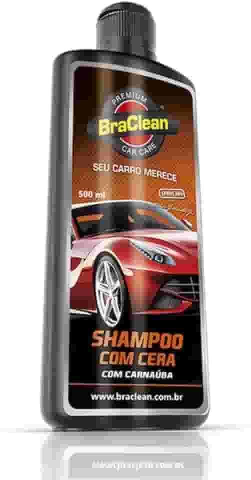 Shampoo Braclean Com Cera De Carnaúba Brilho Duradouro