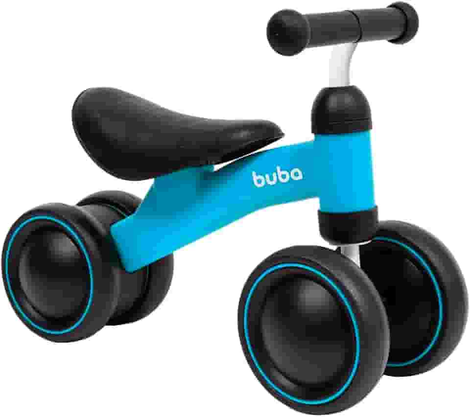 Buba Toys Bicicleta de Equilibrio - 4 Rodas, Azul, Pequeno, 13516
