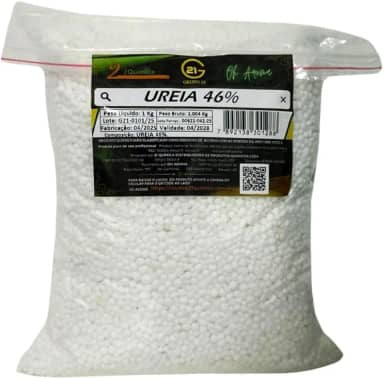 Ureia 46% Fertilizante Em Bolinhas Plantas e Pastagens 1 kg