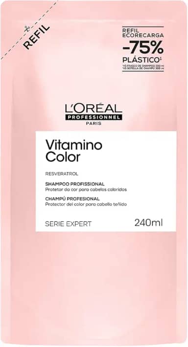 L’Oréal Professionnel | Vitamino Color Shampoo Refil | Com Resveratrol para cabelos coloridos | SERIE EXPERT | 240ml