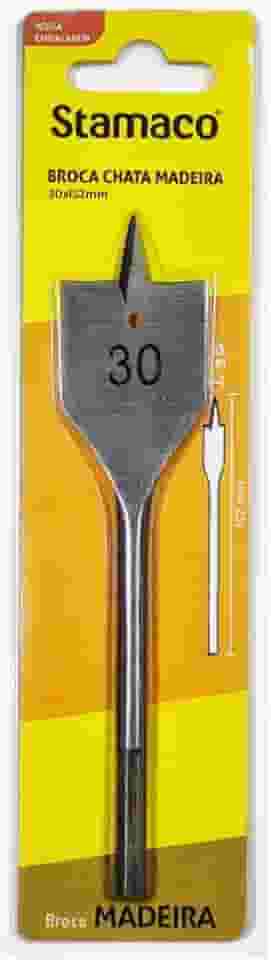 Broca Chata Para Madeira 30X152mm - Stamaco