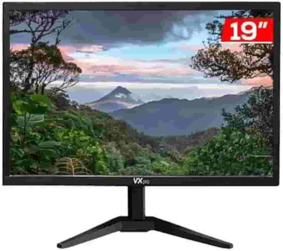 Monitor 19' Led VXpro VX190Z HDMI e VGA Vesa Preto