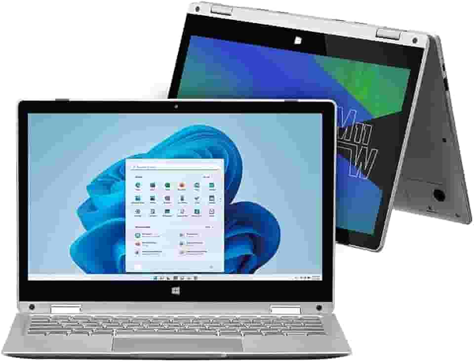 Note 2 em 1, com Windows 11 Home, Processador Intel Celeron, Tela 11,6 Pol + Microsoft 365 Personal e 1TB na Nuvem - PC280