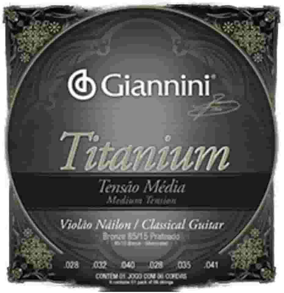 Encordoamento Giannini Titanium para Violão Nylon GENWTM