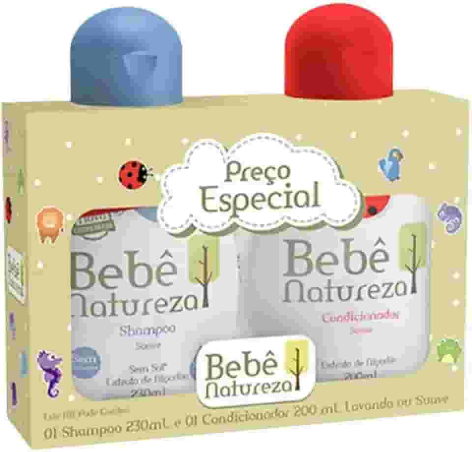 Bebê Natureza Kit Suave Extrato de Algosão Shampoo 230ml e Condicionador 200ml