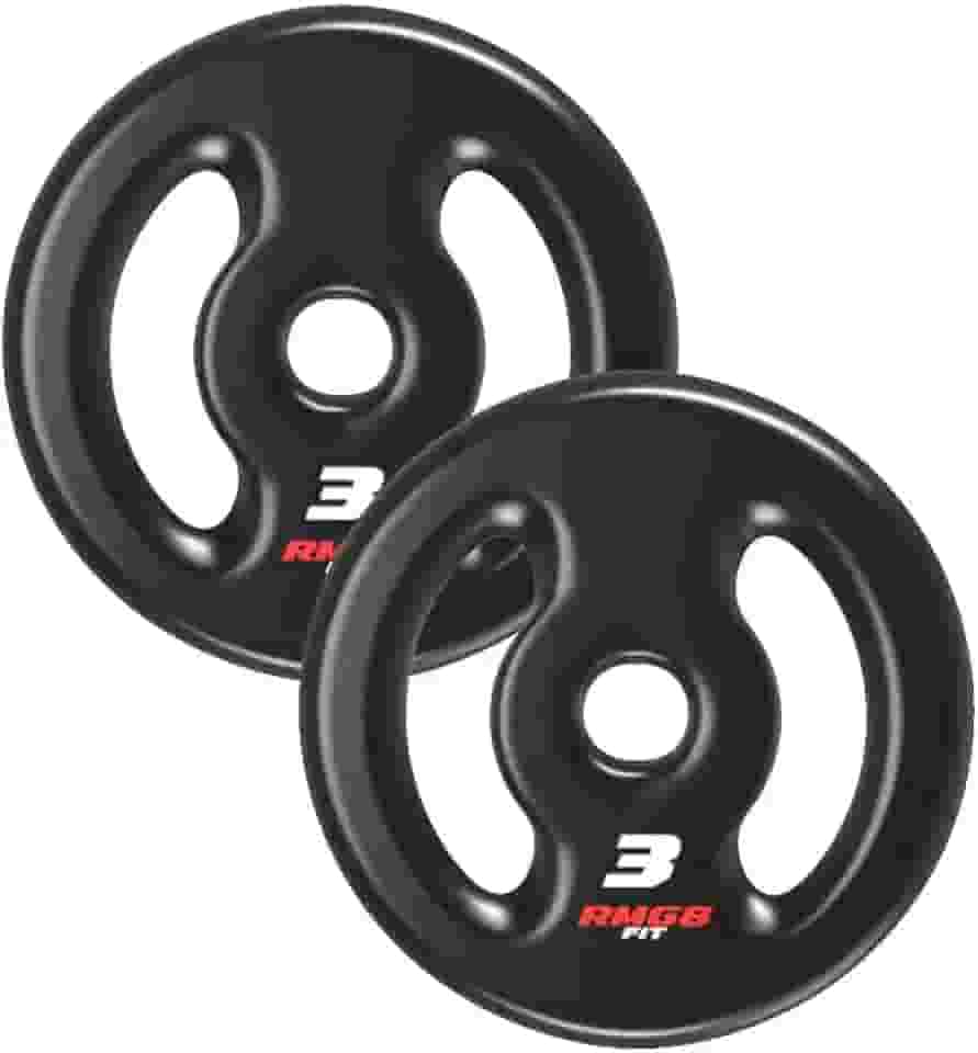 PAR ANILHA 3KG EMBORRACHADA PRETO