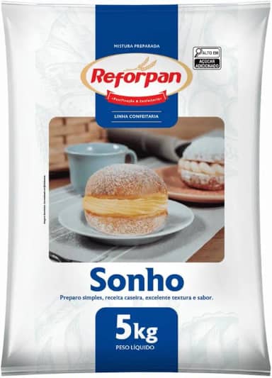 Creme Confeiteiro Instantaneo Frio 1kg Reforpan