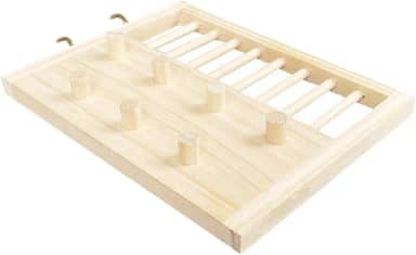 Papagaio Hamster Escalada Escada Escalada Roedor Pássaros Ponte Suspensa Exercício Brinquedo Engraçado Brinquedo de Madeira Hamster Ponte para Ratos Lemmings Esquilo