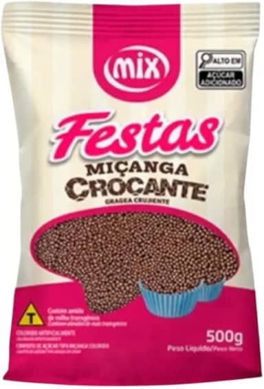 Confeito Miçanga Brigadeiro 500g Mix