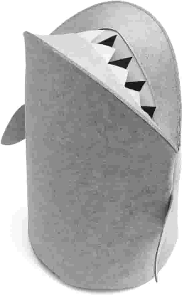 Oikos - Cesto Infantil de Feltro Tubarão