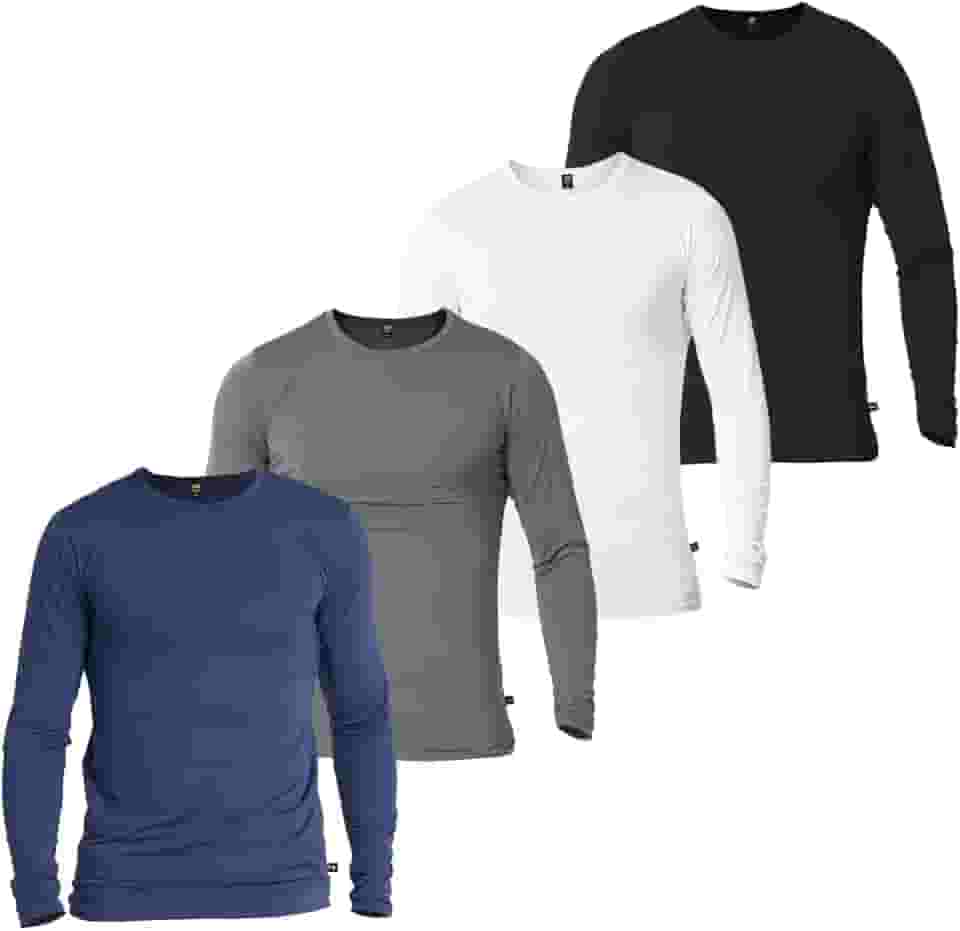 Kit 4 Camisa Longa Térmica Proteção Solar 50+ Tecido Uv Gelado Dry