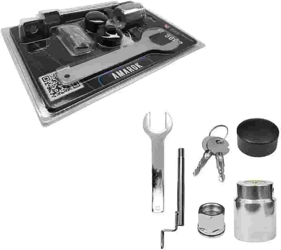 KX3 Trava Antifurto Estepe Amarok 2010-2019 Aço Chave Tetra