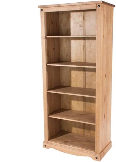 PDC Estante de Madeira com 5 Nichos Marrom Antique - Vintage - Estante - 80 cm x 178 cm x 42 cm