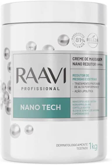 Raavi Creme Nano Redutor Fittie L 1Kg