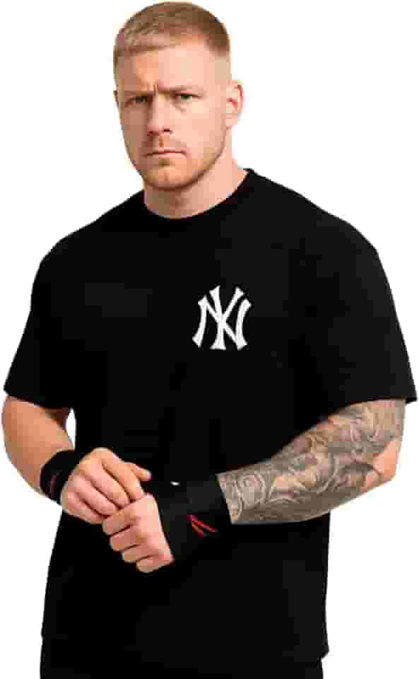 Camiseta Masculino Oversized Casual e Treino Estampa New York Algodão Premium 30.1